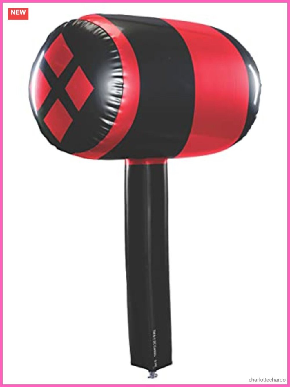 Inflatable Harley Quinn Mallet Costume Accessory Cosplay Party Prop